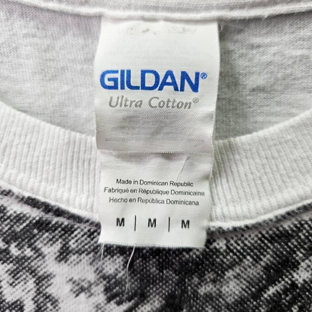 New Orleans Shirt Mens Medium White Bourbon Street All Over Print Graphic Tee - Picture 3 of 10